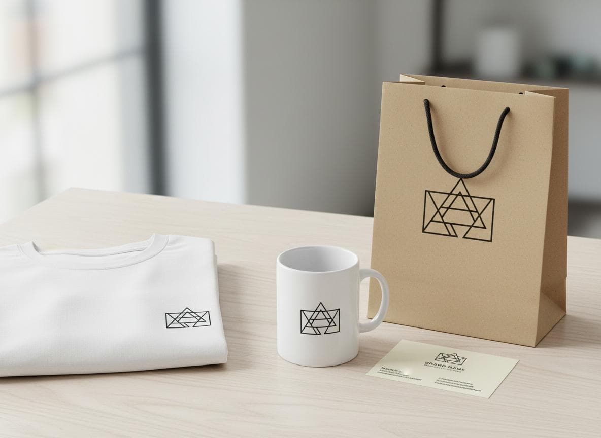 Identidad aplicada sobre materiales de marca